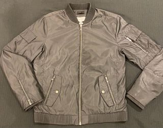 Chaqueta Calvin Klein Gris Bomber