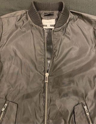 Chaqueta Calvin Klein Gris Bomber