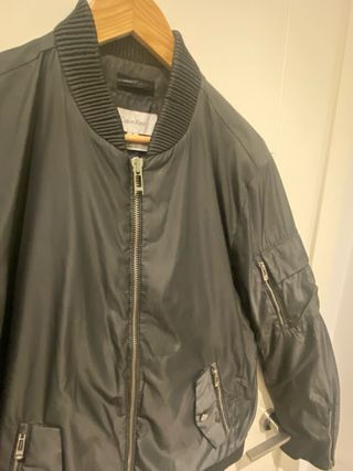 Chaqueta Calvin Klein Gris Bomber