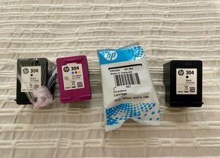Lote cartuchos tinta impresora HP 304 