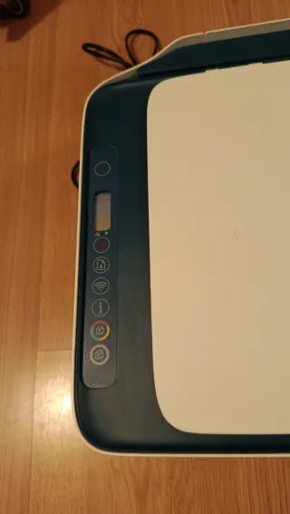 Impresora HP Blanca y Azul
