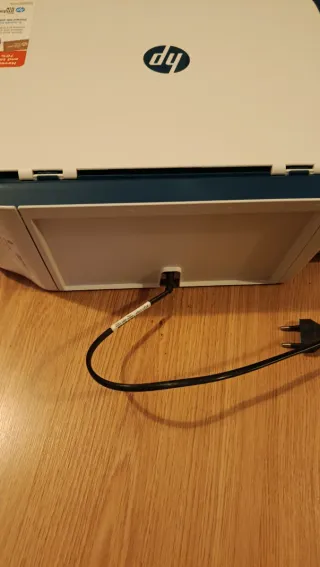 Impresora HP Blanca y Azul