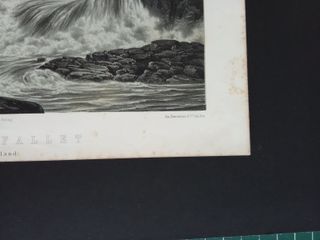 Litografia Originale d'Epoca Storbofallet (Svezia)