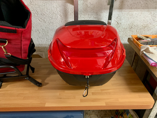 Baúl Moto Rojo - Una Llave