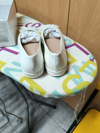 Bailarinas Geox Talla 37 Blancas