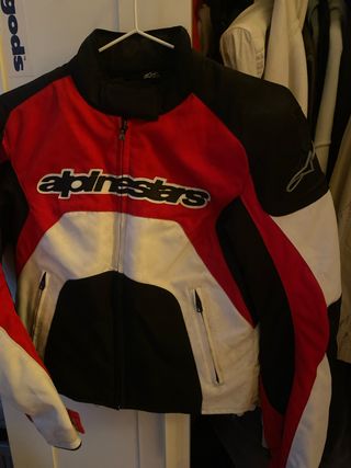 Chaqueta Alpinestars Roja, Blanca y Negra