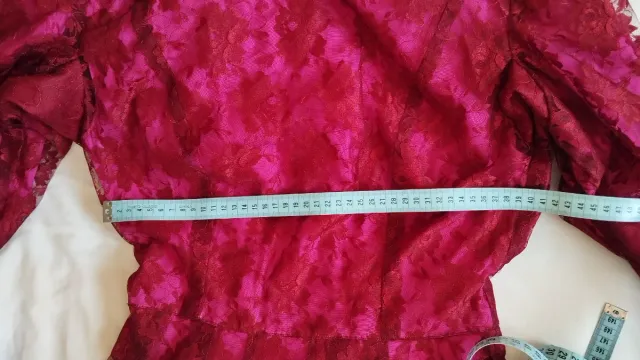 Vestido Flamenco Fucsia y Granate