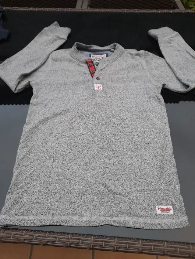 Camiseta niño manga larga T. 146-152 cm