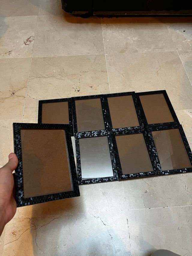 8 Marcos de fotos negros