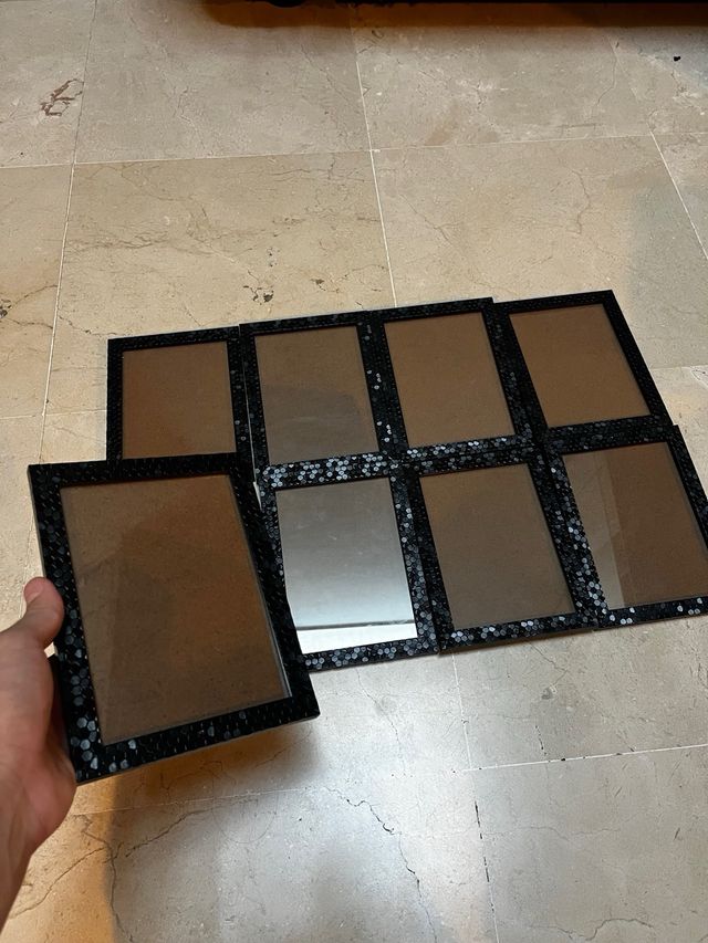 8 Marcos de fotos negros