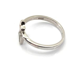 anillo plata 925mm con piedra con circonita