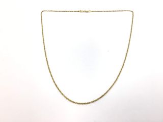 cadena oro 18k 19.5cm