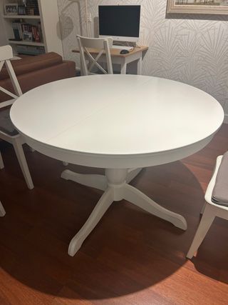 Mesa redonda extensible IKEA Ingatorp