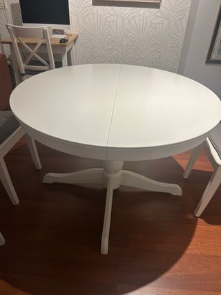 Mesa redonda extensible IKEA Ingatorp