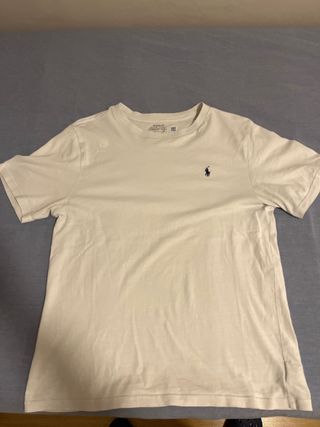 Polo Ralph Lauren Camiseta Blanca Talla 14-16 a/xs