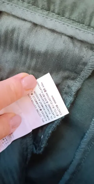 Pantaloni donna verdi tg L