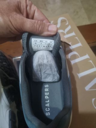 Zapatillas Scalpers Talla 46 Gris/Verde