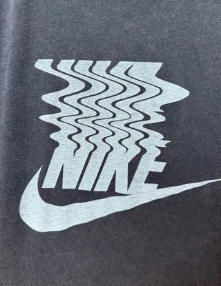 Camiseta Nike Azul Talla S Diseño Glitch