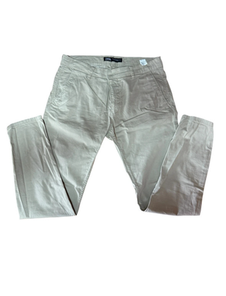 Pantalón Chino Zara Beige Talla M
