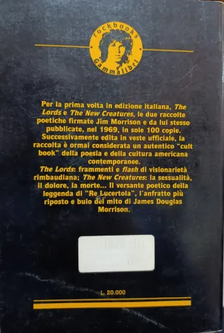 Jim Morrison - I Signori Le Nuove Creature