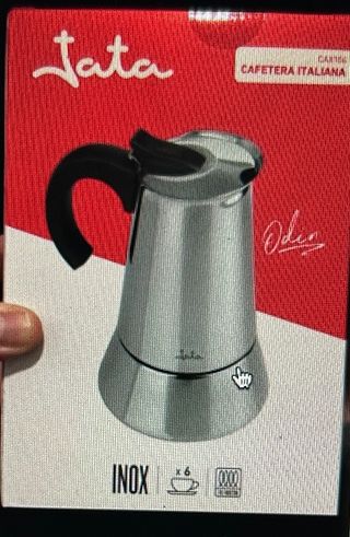 Cafetera Italiana Jata Inox