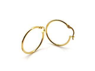 argollas oro 18k