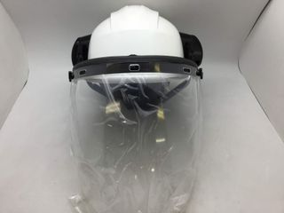 accesorios taller delta plus casco quartz up ii y protector facial + casco protector