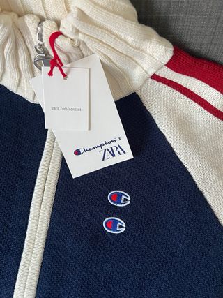Talla M L XL Zara x Champion Chaqueta