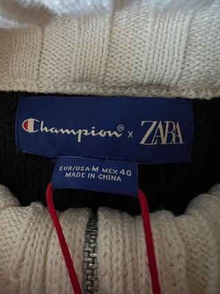 Talla M L XL Zara x Champion Chaqueta