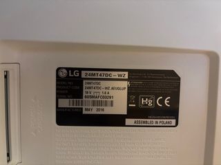 Televisor LG 24MT47DC-WZ Blanco