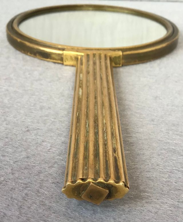 Specchio vintage ottone anni 30/40