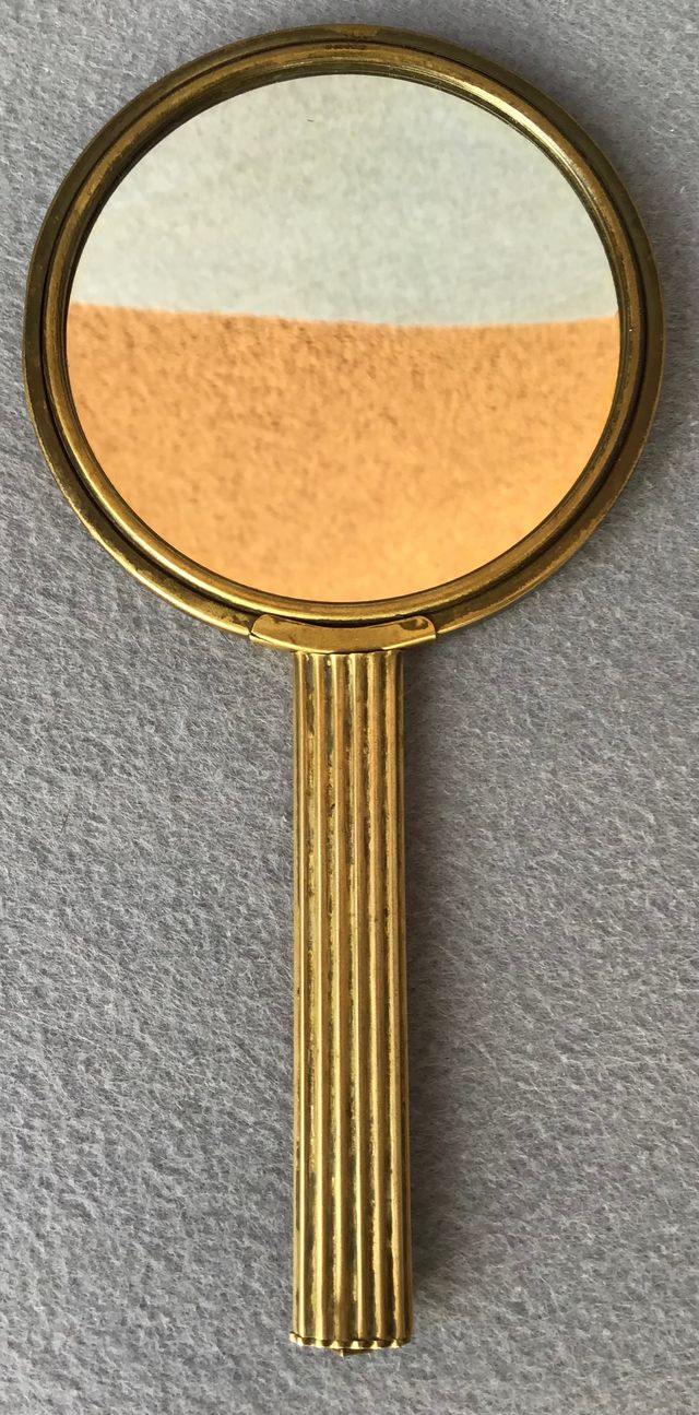 Specchio vintage ottone anni 30/40