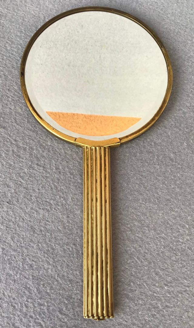 Specchio vintage ottone anni 30/40