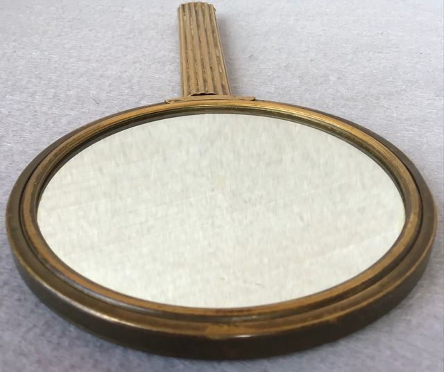 Specchio vintage ottone anni 30/40