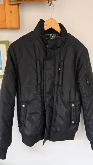 Chaqueta Marville Negra Bomber