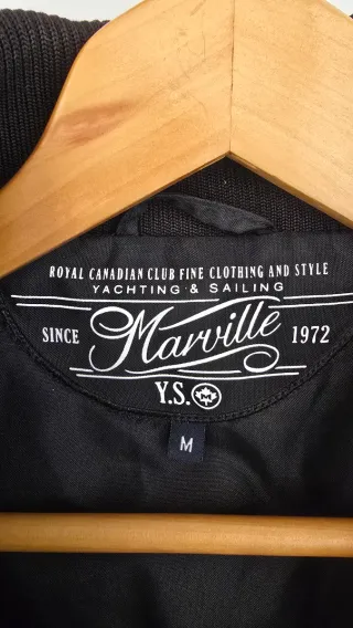 Chaqueta Marville Negra Bomber
