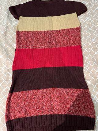 Vestido de punto rayas sin mangas