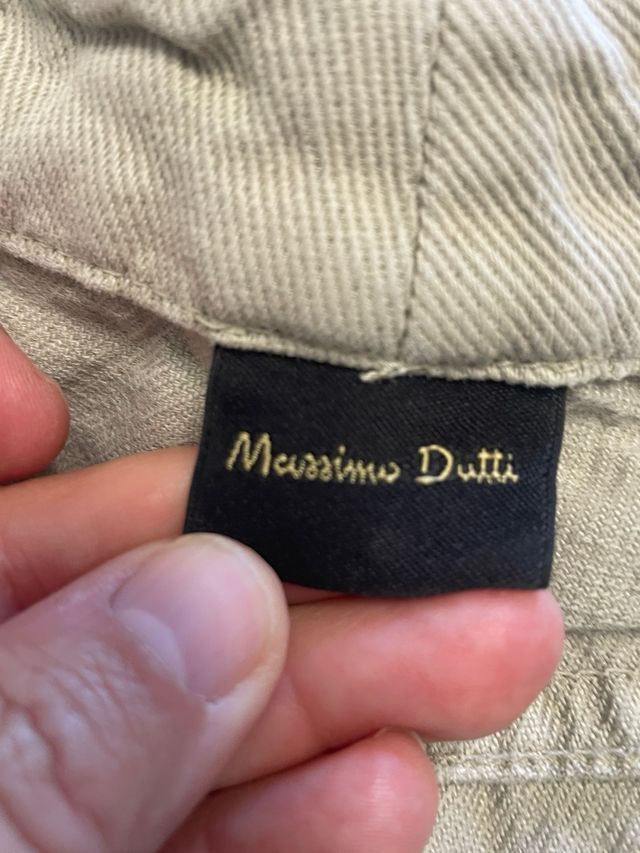 Pantalón Massimo Dutti verde oliva