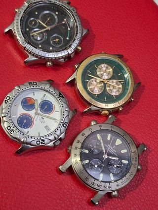 Lote 4 Relojes Cuarzo Lotus y Nowley
