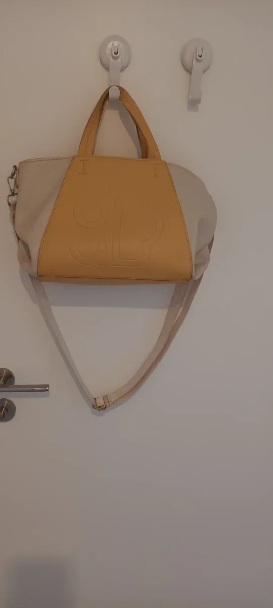 Bolso Don Algodón Beige y Amarillo