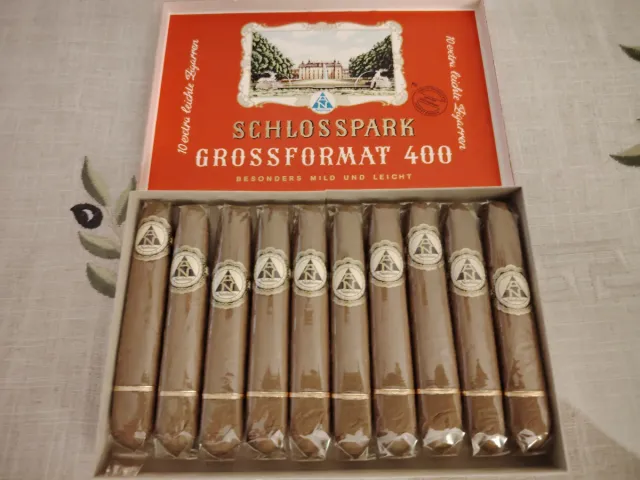 Caja de puros vintage SCHLOSSPARK - Alemania