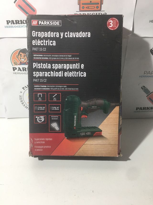 Parkside Grapadora y Clavadora Eléctrica PHET 15 C