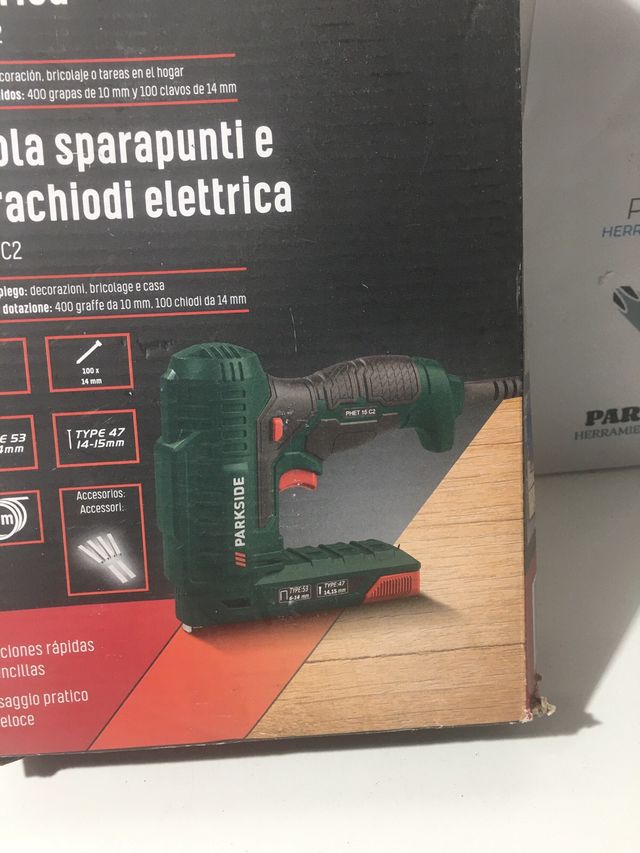 Parkside Grapadora y Clavadora Eléctrica PHET 15 C