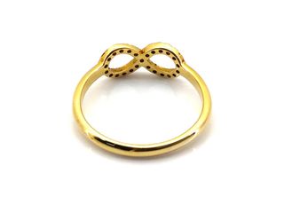 sortija oro 18k con piedra con diamante