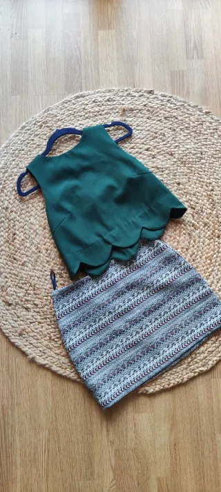 Lote vestidos y conjunto falda