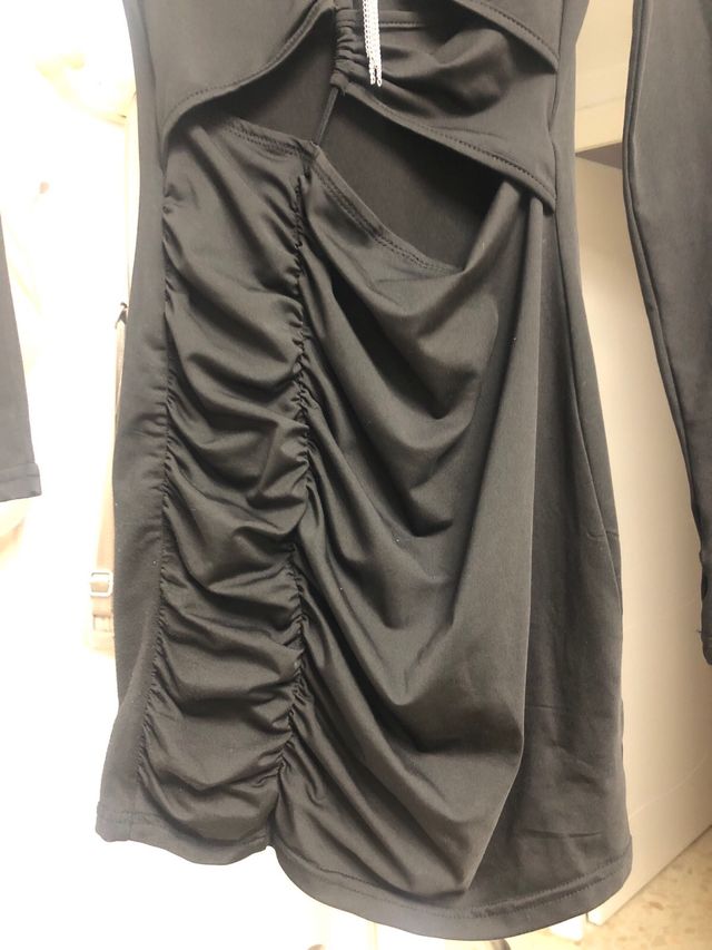 Vestido fiesta negro talla 38