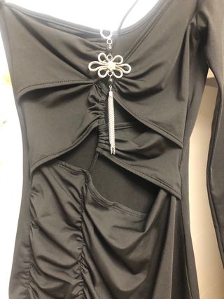 Vestido fiesta negro talla 38