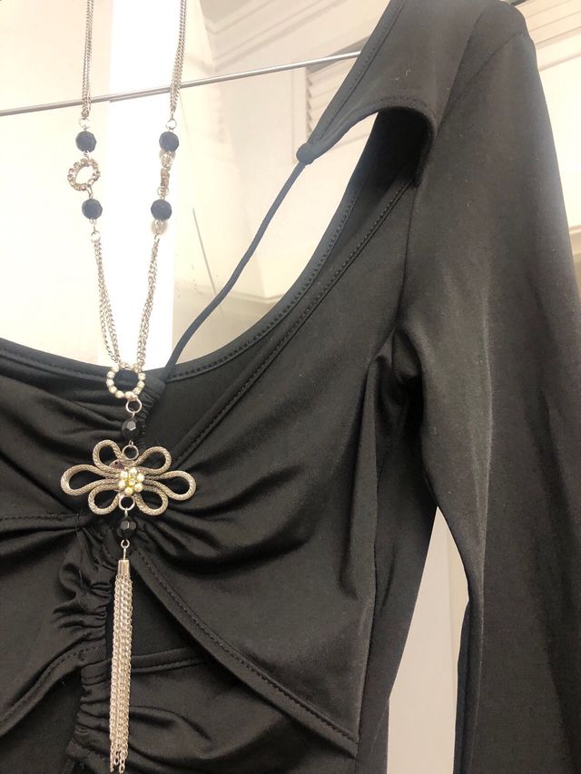 Vestido fiesta negro talla 38