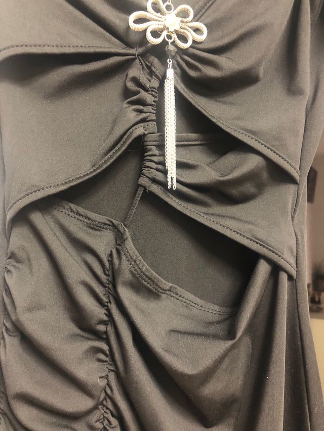 Vestido fiesta negro talla 38