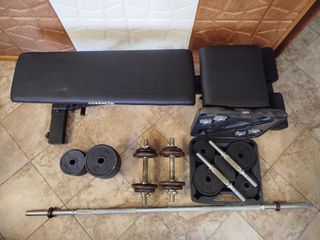 Panca e pesi Decathlon